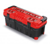 Kistenberg TITAN PLUS Plastový kufor na náradie, 752x300x304mm, červený KTIPA7530-4C