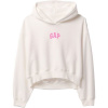 GAP LOGO CROPPED Dámska mikina, biela, M