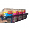 Úložný kôš, box a organizér extra hlboký 50 cm x 20 cm INVA, sivý