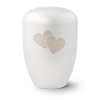 Ekologická urna Karat Hearts II - Biela