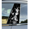 Samolepka na stĺpik auta Mickey Mouse Halloween Prémiová fólia ZADARMO