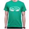 Fajntričko Tričko - Lyžiarske okuliare, Farba zelená, Strih/ Variant Pánsky/UNISEX