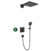 Podomietkový sprchový set Hansgrohe RAINDANCE E ČIERNY MAT TERMOSTAT