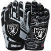 Wilson NFL Stretch Fit Receivers WTF9326LV Black Jedna veľkosť jedna velikost