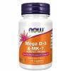 Now Foods Mega D3 4000 IU & MK-7 180 mcg 60 kapsúl