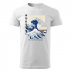 Tričkó The Great Wave off Kanagawa, Katsushika Hokusai, Pánské, Slimfit, S