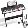 VEVOR Digitálne piano 850x255x1200MM 88 Key 500 Rytmov Podporný pedál