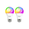 NOUS 06432886 Smart LED žárovka E27 9W RGB P3/2pack WiFi Tuya sada 2ks