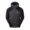 Mountain Equipment pánska softshellová bunda Frontier Hooded Jacket | farba: Anvil Grey/Black, veľkosť: XL