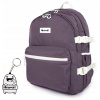 Batoh Himawari Skate s objemom do 20 l, fialový
