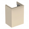 GEBERIT SMYLE SQUARE 44,2 x 35,6 x 61,7cm skrinka pod umývadlo, pravé pánty, piesková lesklá, 500.350.JL.1