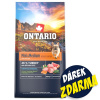NOVÉ - Krmivo Ontario Mini & Medium Weight Control Turkey & Brown Rice 6,5kg + konzervy ZDARMA