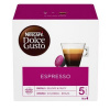 Kávové kapsule, 16 x 5,5 g, NESCAFÉ DOLCE GUSTO Espresso