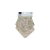 KikkaBoo Podbradník bandana 2ks Secret Garden Beige 31x23 krémová