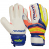 Detské brankárske rukavice Reusch Serathor SG Finger Support Junior 3772810 456, veľkosť 4,5