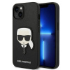 Karl Lagerfeld Saffiano Karl's Head Patch Case pre iPhone 14 Plus – čierne (Karl Lagerfeld Saffiano Karl's Head Patch Case pre iPhone 14 Plus – čierne)