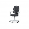 AUTRONIC Detská stolička, výškovo nastaviteľná, šedá sieťovina, KA-K1063 GREY