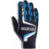Rukavice - Polyesterové rukavice so sparco päť. XL - Unisex Product (Sparco Gaming Hypergrip+ modré rukavice)