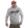 Yakuza mikina pánska s kapucňou FAT TAG HOB 21003 grey melange Veľkosť: M, Farba: šedá