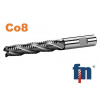 Fréza valcová čelná 6x24mm dlhá 4bř. HSS Co8 Weldon, 1 zub cez stred, typ NR 125518.060