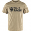 Fjällräven Lush Logo T-shirt M, Veľkosť S, Farba FOSSIL
