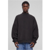 Oversized Polar Fleece Crew - black L
