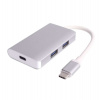 PremiumCord USB-C hub 2xUSB 3.0+PD charge (ku31hub05)