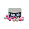 Starbaits SK30 - squid/ krill Prevedenie: Fluoro Pop up 12mm mix biele/ružové - plávajúce boilies