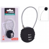 Kódový lankový visiaci zámok 9x3,8x1,2cm pre batožinu