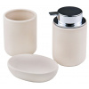 HOMESTYLING Sada kúpeľňových doplnkov HOMESTYLING 3 ks krémová KO-C80652370krem