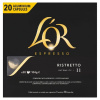 L´OR Espresso Ristretto Intz. 11 - 20 hliníkových kapsúl kompatibilných s kávovarmi Nespresso® disc.