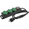 Kábel Strend Pro FS0701, L-5 m, predlžovací, 3x zásuvka + vypínač, IP44 (2130069)