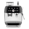 SMEG 50's Retro Style pákový kávovar EGF03 s mlynčekom na kávu, 2 šálky, čierny - Smeg