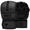 RDX MMA SPARRING BOXING GLOVES, KARA SERIES F6, BLACK-GOLD, Typ a farba čierna, Veľkosť L