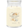 Aromatická svíčka Signature sklo velké Soft Wool & Amber 567 g - Yankee Candle
