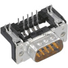Harting 09651626811 D-SUB kolíková lišta 90 ° Pólov: 9 spájkovaný konektor 1 ks; 09651626811