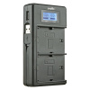 Nabíječka Jupio Jupio USB Dedicated Duo Charger LCD for Sony NP-FM50, NP-F550/F750/F970
