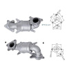 Katalyzátor MagnaFlow 63004D Honda CR-V 2,2L CDTI
