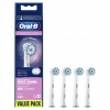 Hlavy Braun Oral-B pre elektrickú zubnú kefku Sensi UltraThin EB60-4 (Špičky Oral-B EB60 4 ks Sensitive Original)