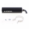 ATHENA Koncovka výfuku ATHENA S410000303007 Black aluminium ø70mm x 250mm