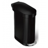 Simplehuman Koše - Odpadkový kôš 45 l, matná čierna CW2098