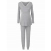 Dámske tehotenské pyžamo sivé Bellybutton Maternity, veľ. XL