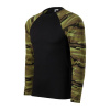 Malfini Camouflage LS M T-shirt MLI-16634 camouflage green (186433) Black 3XL