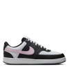 Nike Court Vision Low Next Nature Trainers Wht/Blk/Pink 5 (38.5)