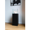 Dekoračný svietnik / stĺp CANDELA, hliníkový kompozit, výška 80 cm, čierny