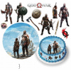DIGITÁLNA TLAČ Jedlý obrázok na tortu Ozdoba God of War Hra + POSTAVY + TEXT 3