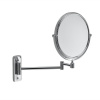 Gedy GAIA závesné kozmetické zrkadlo, priemer 180mm, obojstranné, chróm