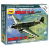 Zvezda Wargames (WWII) Junkers Ju-52 German Transport Plane Model Set lietadla 1:200, 17 dielov (***SKLADOM***POPIS PRIPRAVUJEME***)