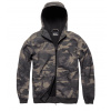 Vintage Industries ASHORE softshellová bunda s kapucňou - DARK CAMO (Maskáčová softšelová vetrovka s kapucňou ASHORE od Vintage Industries má štýlový strih a je vhodná na každodenné nosenie v sychravo