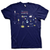 A.B. Tričko Big Bang Theory - The Friendship Minions Algorithm (navy blue) Velikost: S